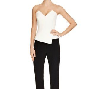 REISS Dillon Bustier Jumpsuit